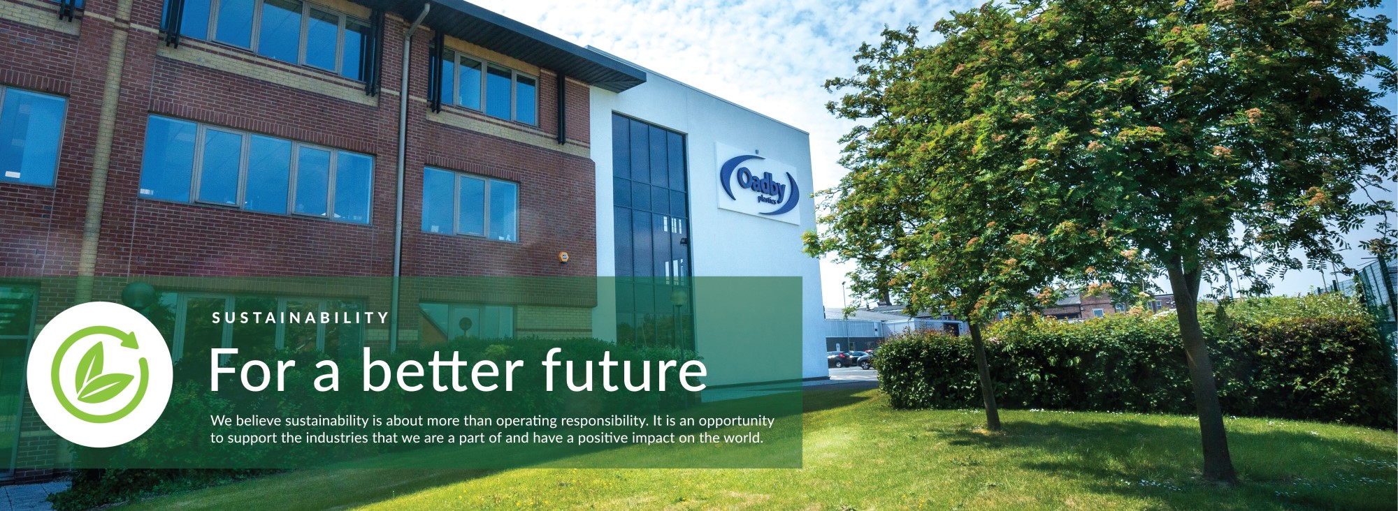 Oadby Plastics - Sustainability